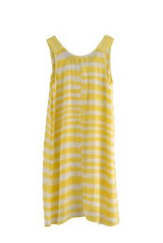 HSS12 WONDER BORDER CHEESY TANK DRESS - VARIOUS - Other Image
